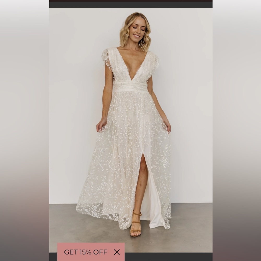 Arlene shimmer gown